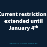 Current WA State Covid restrictions extended until January 4th