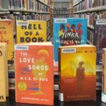 Assorted fiction books featuring Black authors or characters