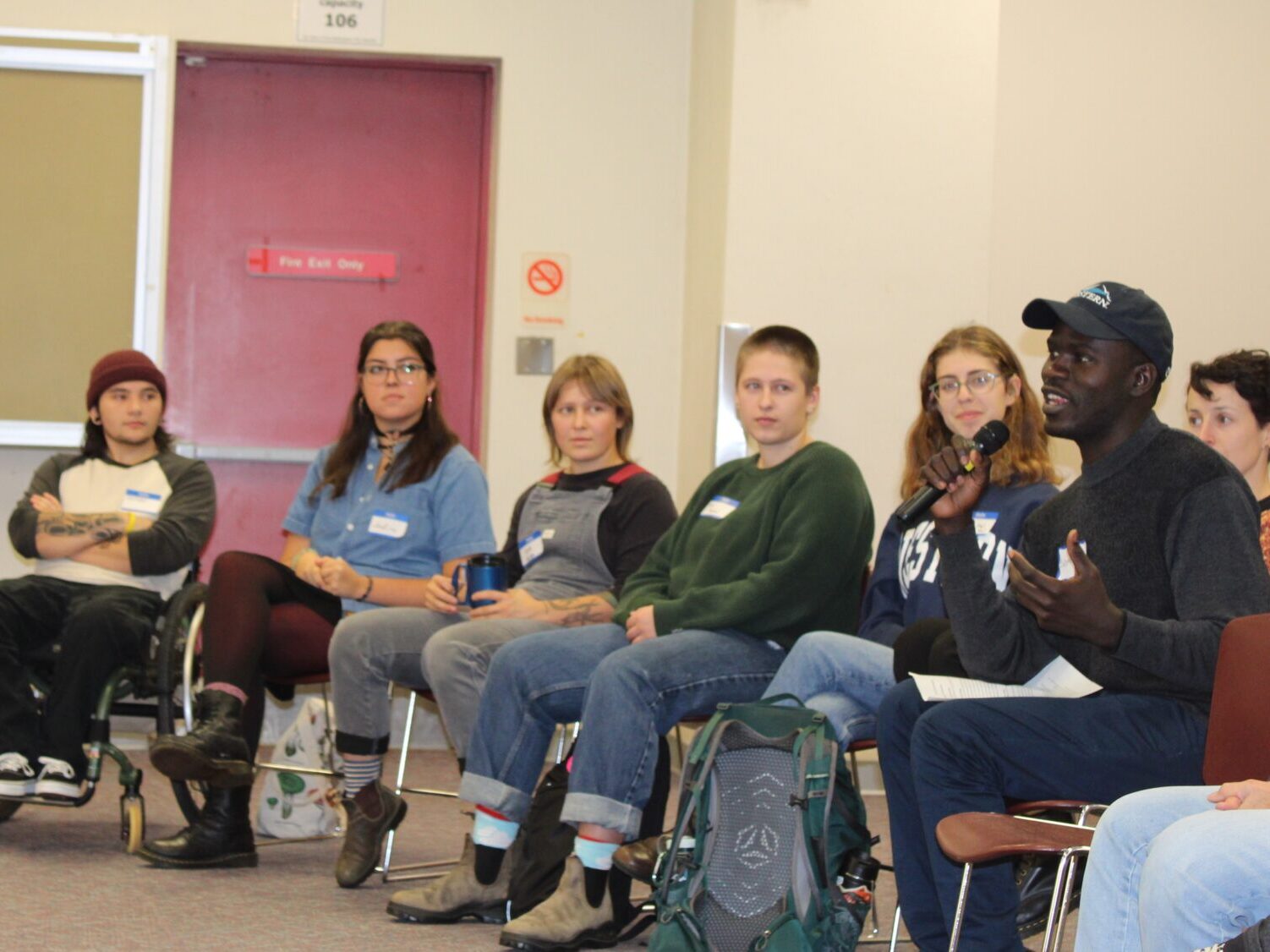 Group of people participating in Learning Together Forum