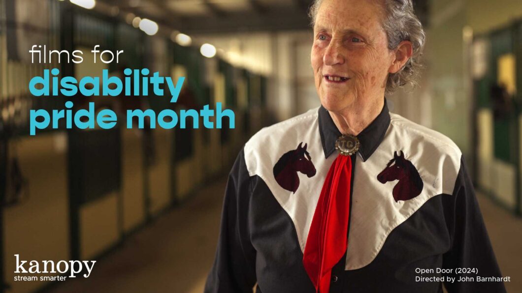 Still photo of Temple Grandin from the film Open Door.