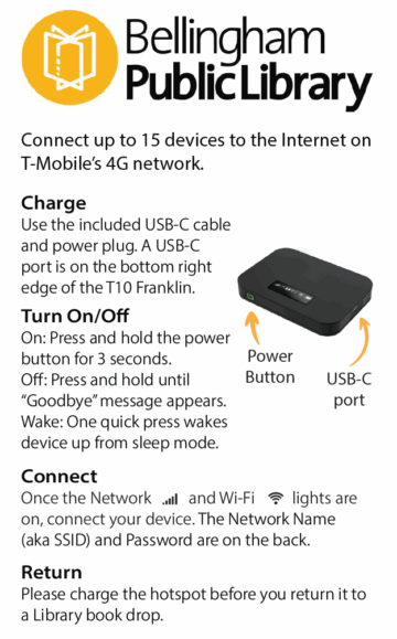 BPL Franklin T10 User Guide - Side 1