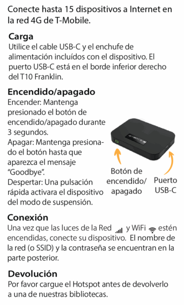 BPL Franklin T10 Guía del usuario - Español 1