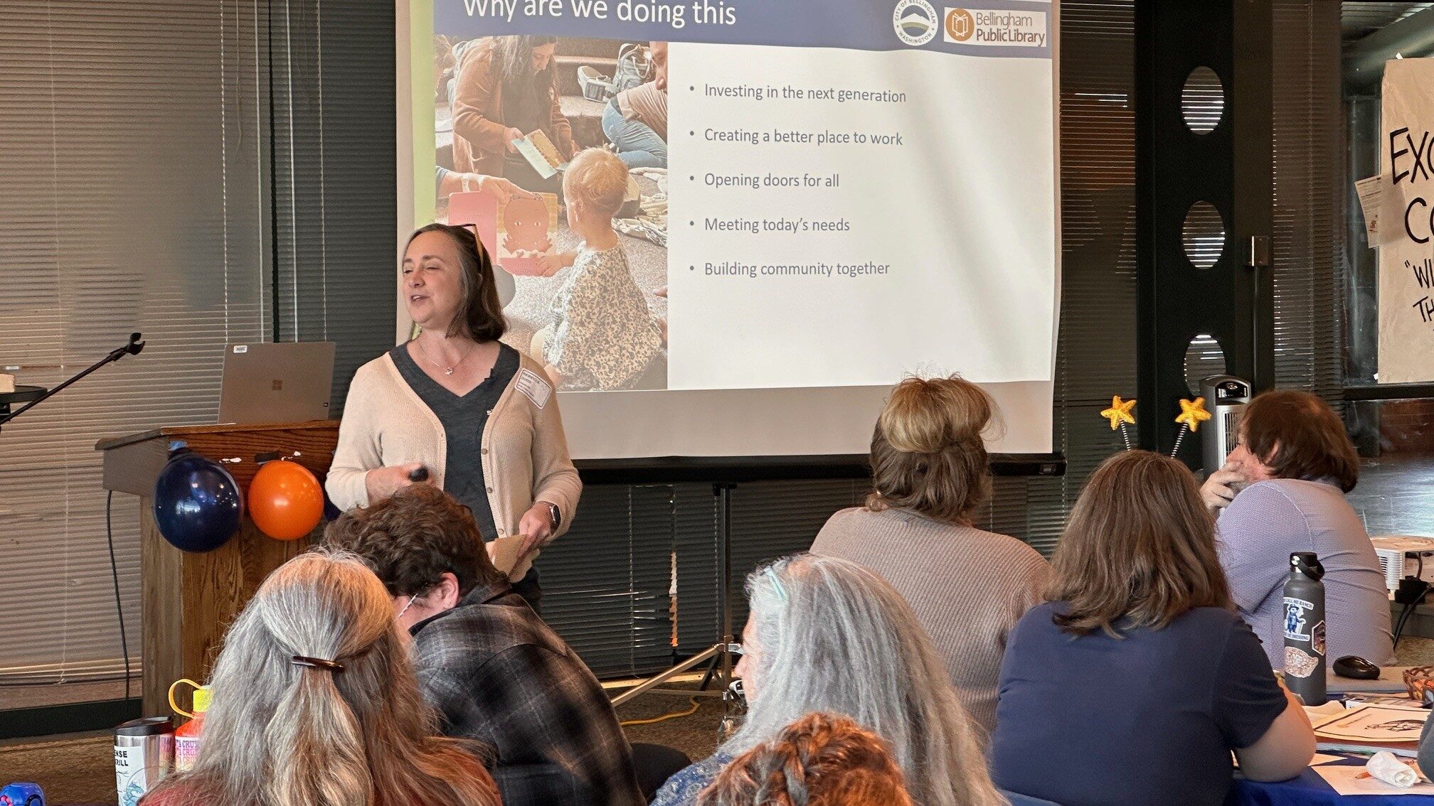 Photo of library staff at Staff Learning Day 